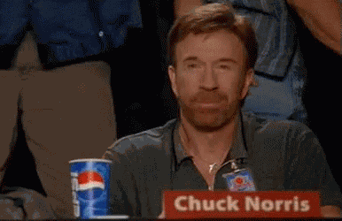 Chuck Norris Le Gusta GIF