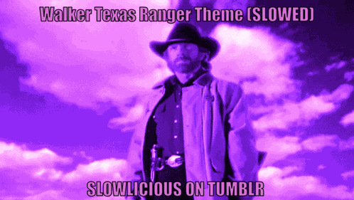 Chuck Norris Walker Texas Ranger Slowlicious GIF