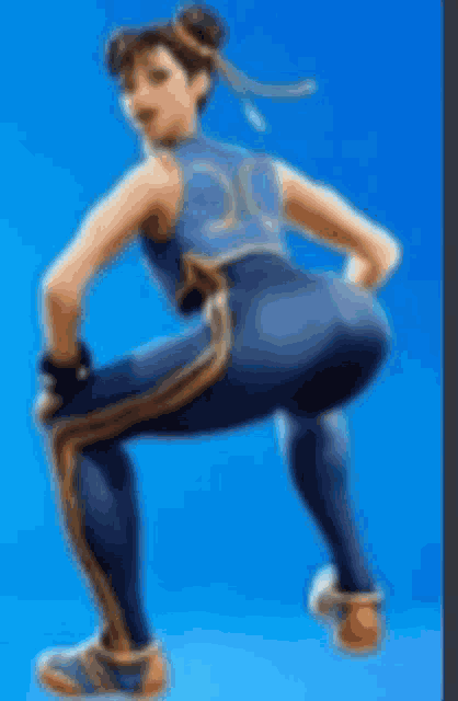 Chun Li Street Fighter2 Fortnite Dance Meme