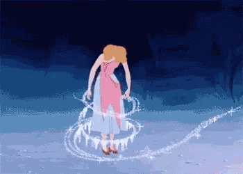 Cinderella Transformation GIF