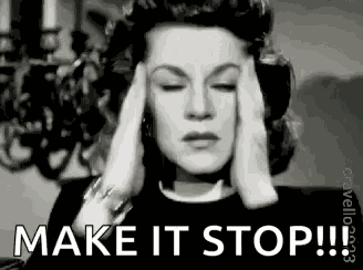 Claire Trevor Tension Headache GIF