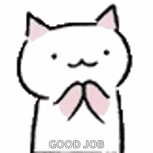 Clap Cat GIF