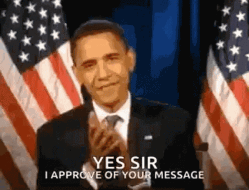 Clapping Barrack Obama GIF