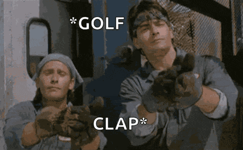 Clapping Emilio Estevez GIF