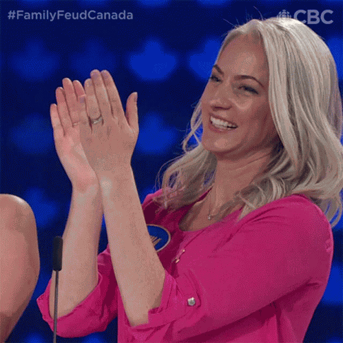 Clapping Family Feud Canada GIF