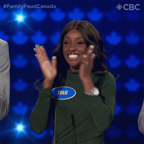 Clapping Family Feud Canada GIF