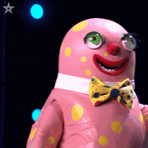Clapping Mr Blobby GIF