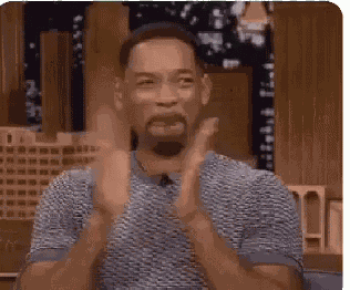 Clapping Will Smith GIF
