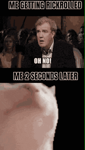 Clarkson Rick Roll GIF