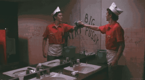 Cleaning Big Hairy Pussy GIF