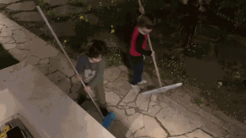 Cleaning Broom GIF
