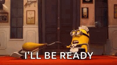 Cleaning Minion GIF