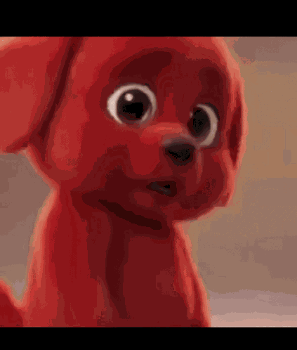 Clifford Middle Finger GIF