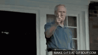 Clint Eastwood Finger Gun GIF