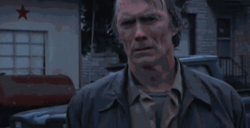 Clint Eastwood Rain GIF