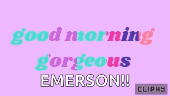 Cliphy Good Morning Gorgeous GIF