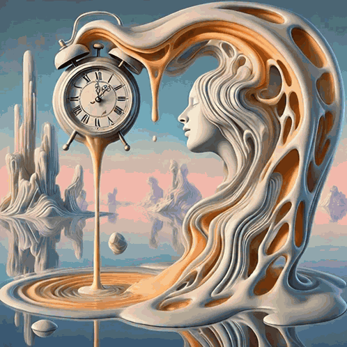 Clock Trippy GIF