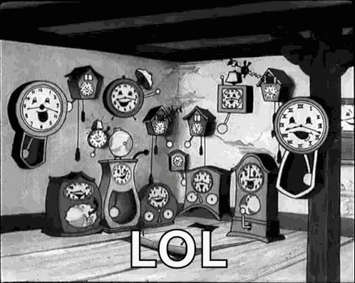 Clocks Ticking Time Stops For No One GIF