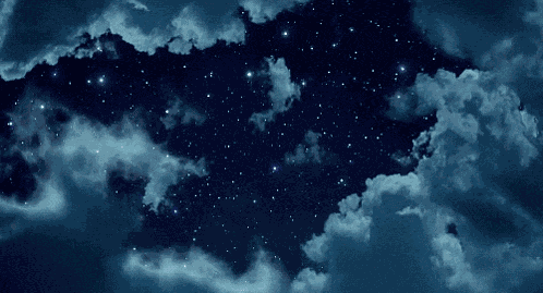 Clouds Blue GIF