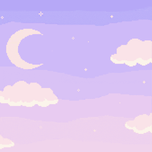 Clouds Moon GIF