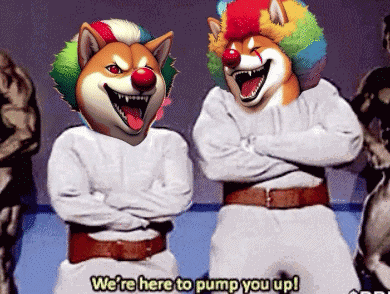 Clown Dog Idoge GIF