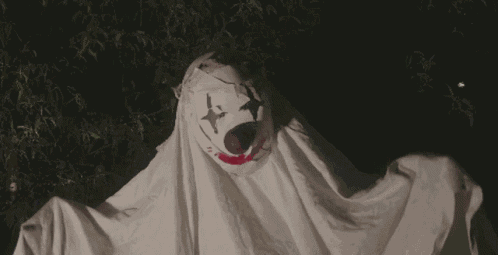 Clown Ghost Ghost GIF