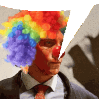 Clown Patrick Bateman Sticker