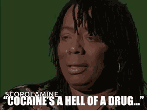 Cocaine Cocaines A Hell Of A Drug GIF
