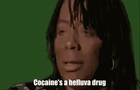 Cocaine Cocaines A Hell Of A Drug GIF