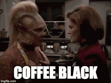 Coffee Black Star Trek GIF