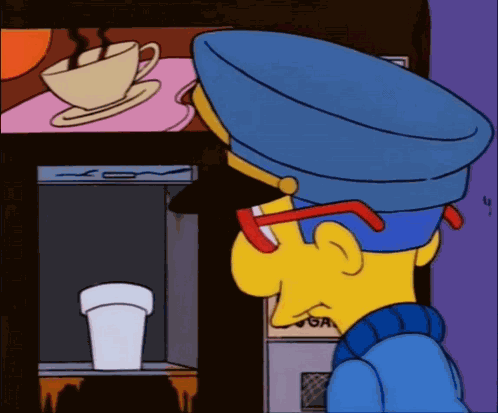 Coffee Simpsons GIF