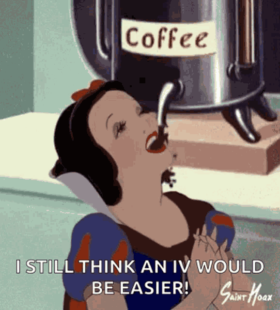 Coffee Snow White GIF