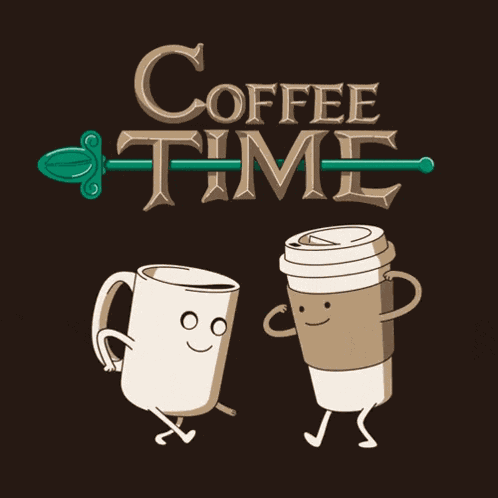 Coffee Time Adventure Time GIF