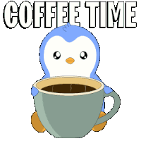Coffee Time Coffeee Sticker