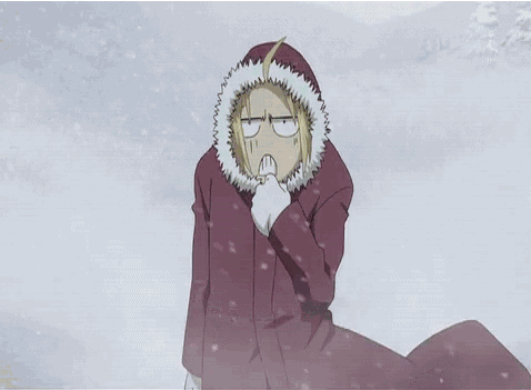 Cold Anime GIF
