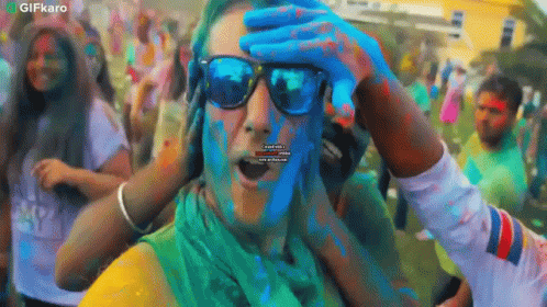 Color On My Face Gifkaro GIF