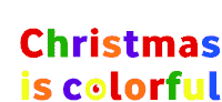 Colorful Christmas Sticker