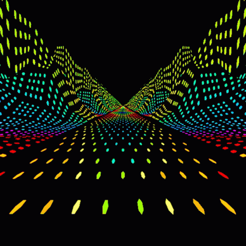 Colorful Neon Lights GIF
