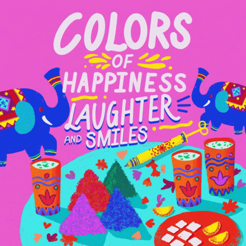 Colors Of Happiness Laughter And Smiles GIF