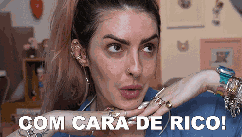 Com Cara De Rico Karen Bachini GIF