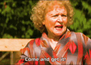 Come And Get It Betty White GIF