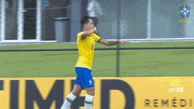 Comemorando Gol Cbf GIF