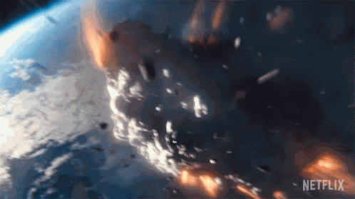 Comet Towards Earth Dont Look Up GIF