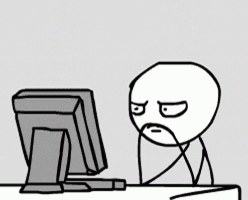 Computer Stick Man GIF