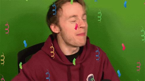 Confetti Fred Pye GIF