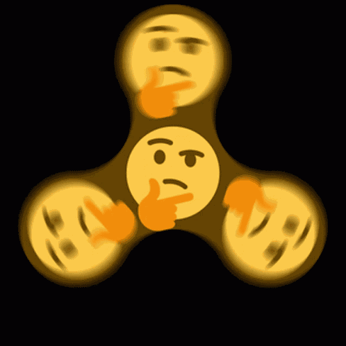 Confused Fidget Spinner Spinning GIF