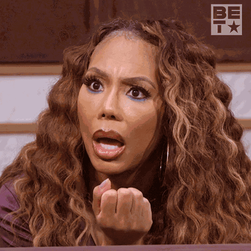 Confused Tamar Braxton GIF