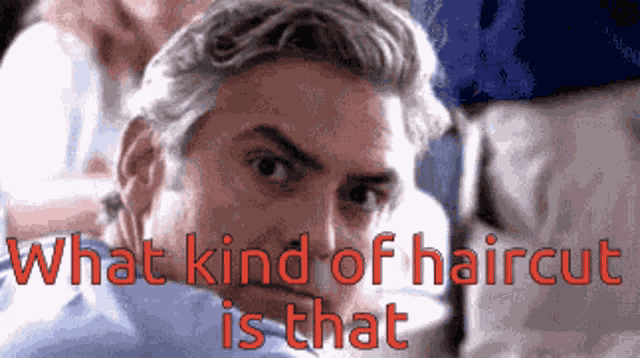 Confused What Kinda Hair Cut Is That GIF
