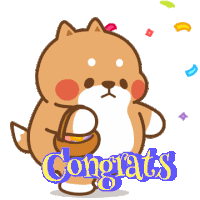 Congrats Cutecongrats Sticker