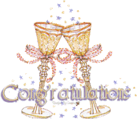 Congratulations Sticker